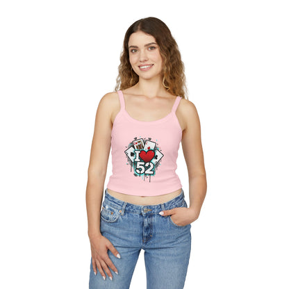 I  love 52 Tank Top — Graphic Crop Top