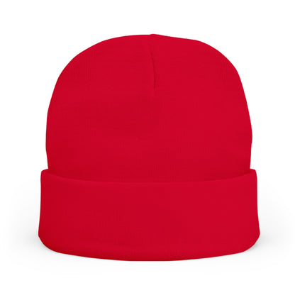 Embroidered 'M' Poker Cards Knit Beanie — Card Player Winter Hat
