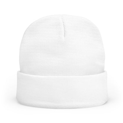 Embroidered 'M' Poker Cards Knit Beanie — Card Player Winter Hat