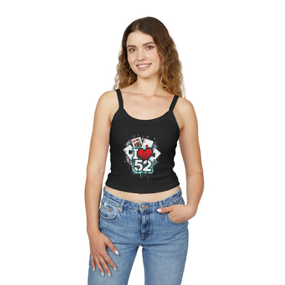 I  love 52 Tank Top — Graphic Crop Top