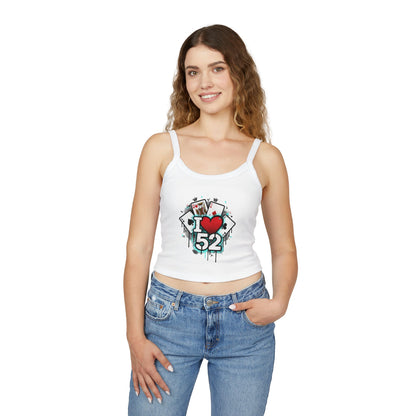 I  love 52 Tank Top — Graphic Crop Top