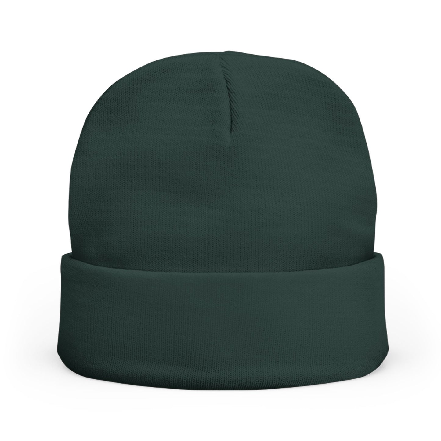 Embroidered 'M' Poker Cards Knit Beanie — Card Player Winter Hat