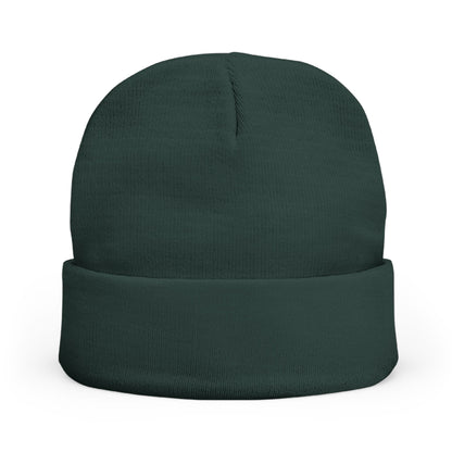 Embroidered 'M' Poker Cards Knit Beanie — Card Player Winter Hat