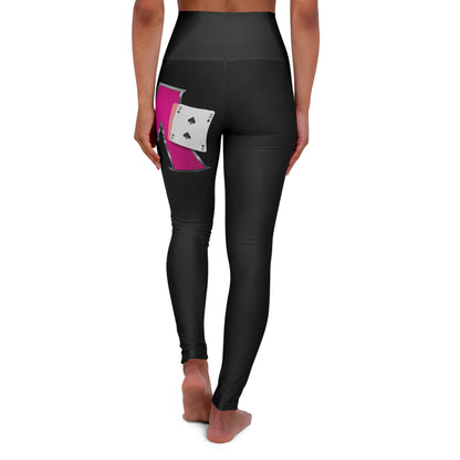52 movement Leggings — Poker Ace Graphic Fitness Tights