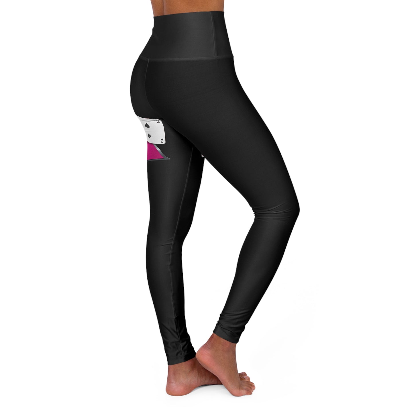 52 movement Leggings — Poker Ace Graphic Fitness Tights