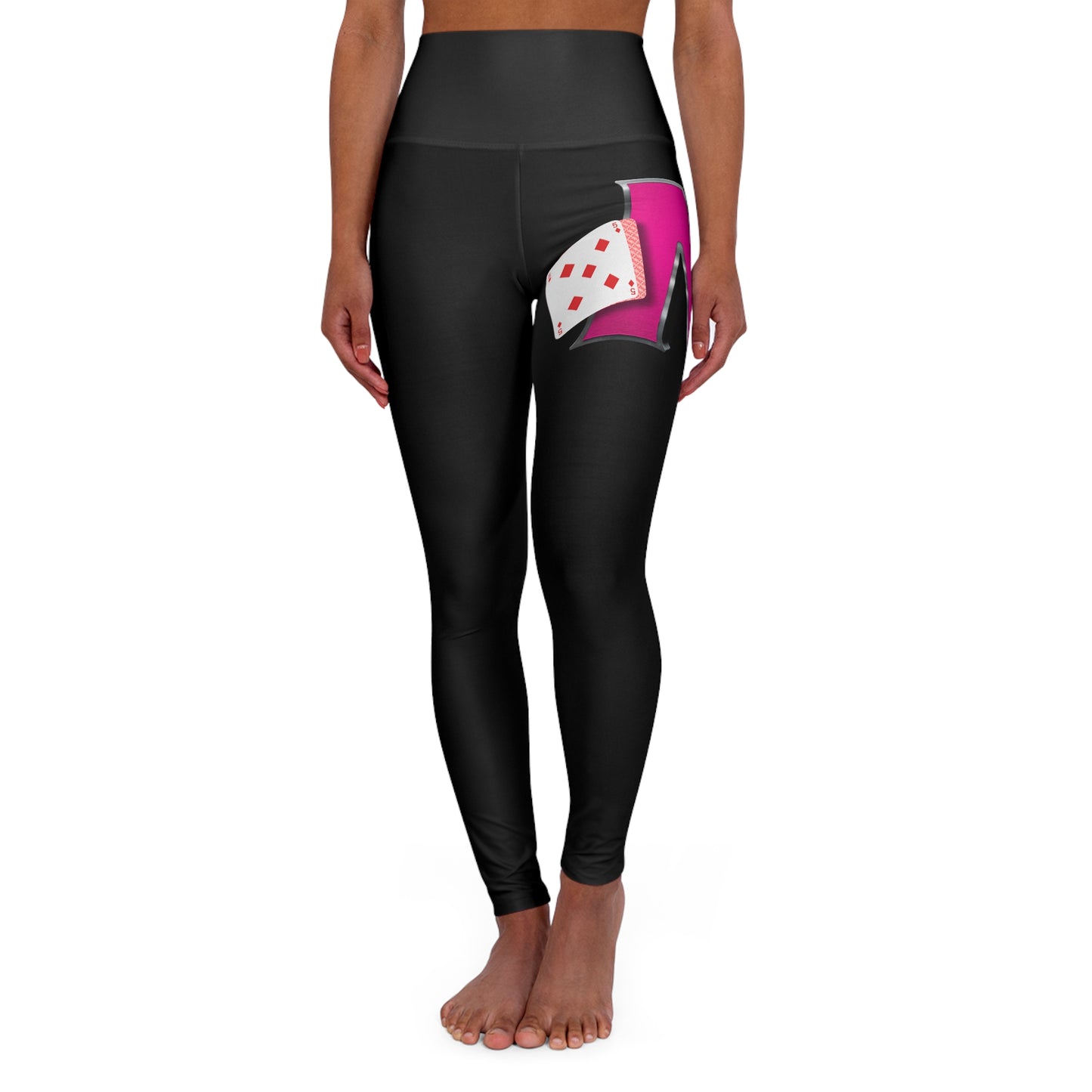 52 movement Leggings — Poker Ace Graphic Fitness Tights