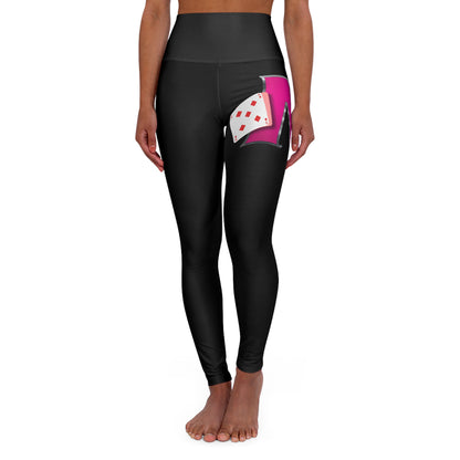52 movement Leggings — Poker Ace Graphic Fitness Tights