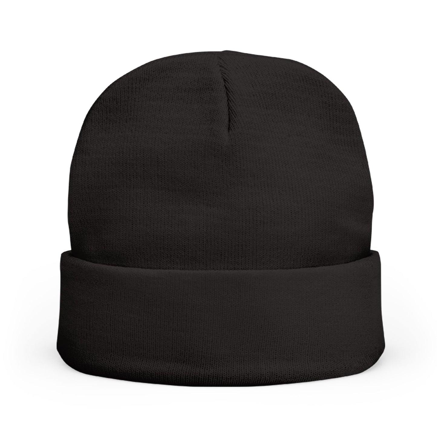 Embroidered 'M' Poker Cards Knit Beanie — Card Player Winter Hat
